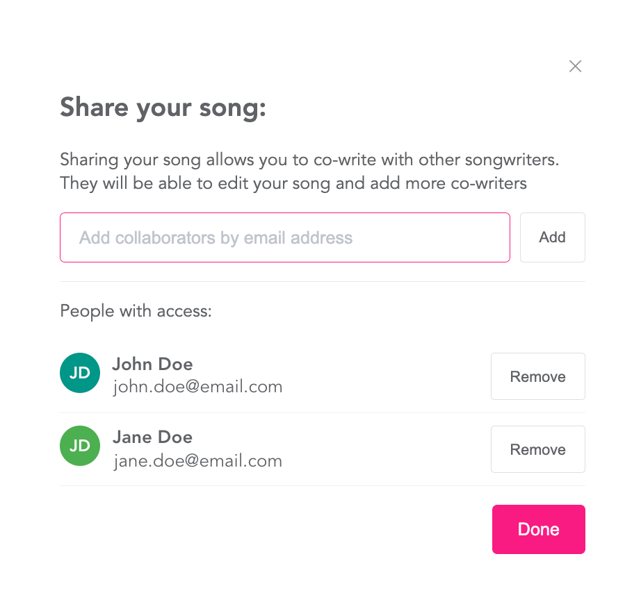 Write songs online together